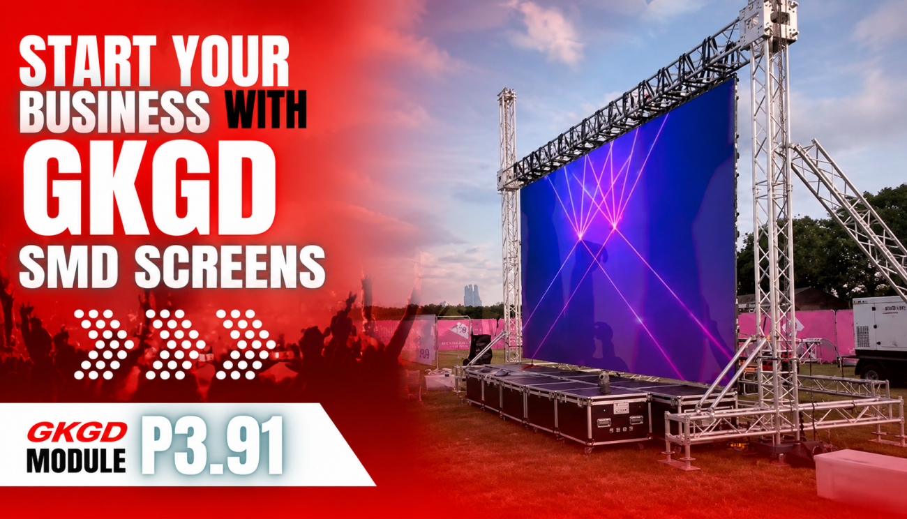 Rental Business with GKGD SMD Screens in Pakistan