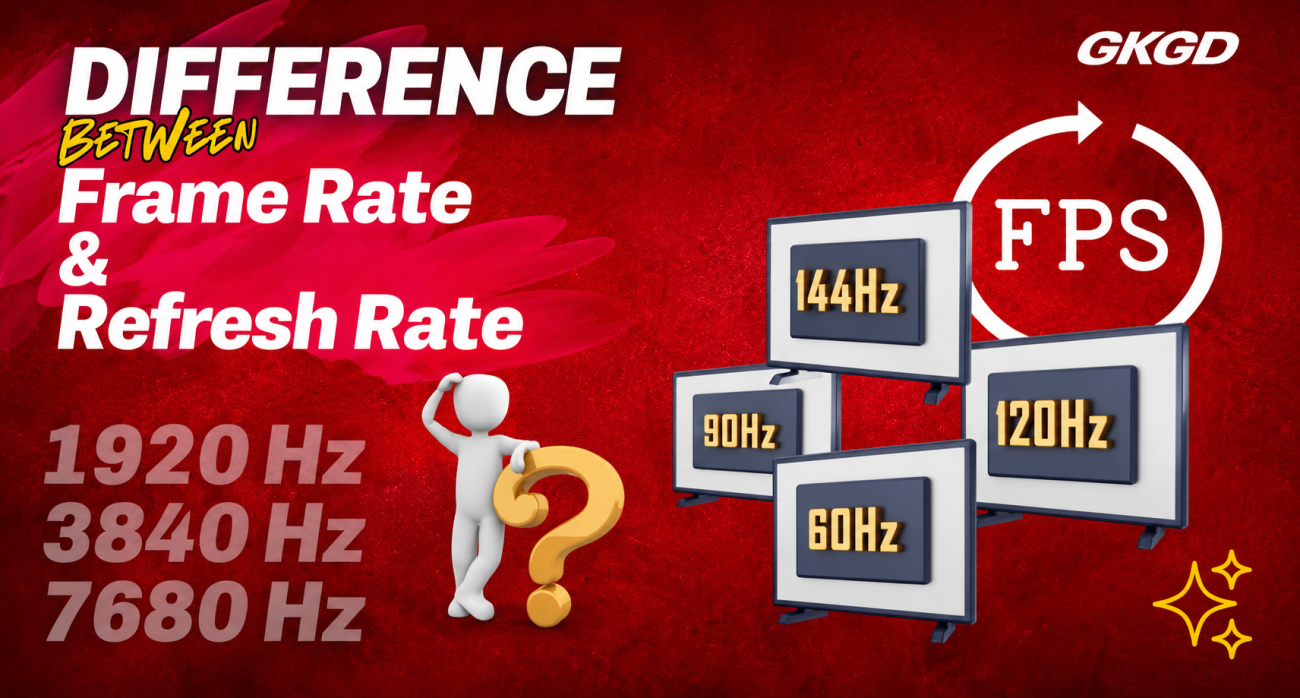 difference between Refresh Rate and Frame Rate